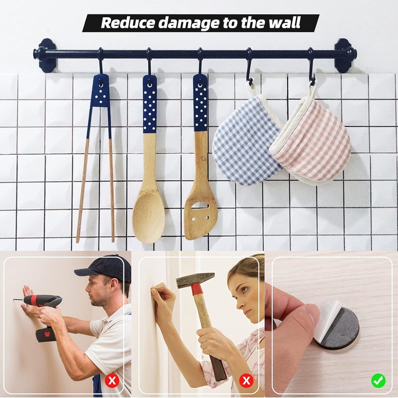 DMAASA Double Sided Tape Heavy Duty 2 Rolls – 240" x 1.2" & 0.8" Clear Removable Nano Mounting Tape for Poster, Carpet, Picture Hanging, Wall, Rug & DIY – Strong Adhesive Multipurpose Mounting Tape 20 Feet - Image 4